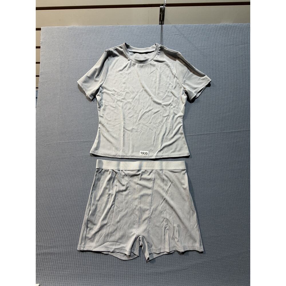 2-Piece Training Sportwear Unisex Sz 2XL Gray‎ Pre-Owned